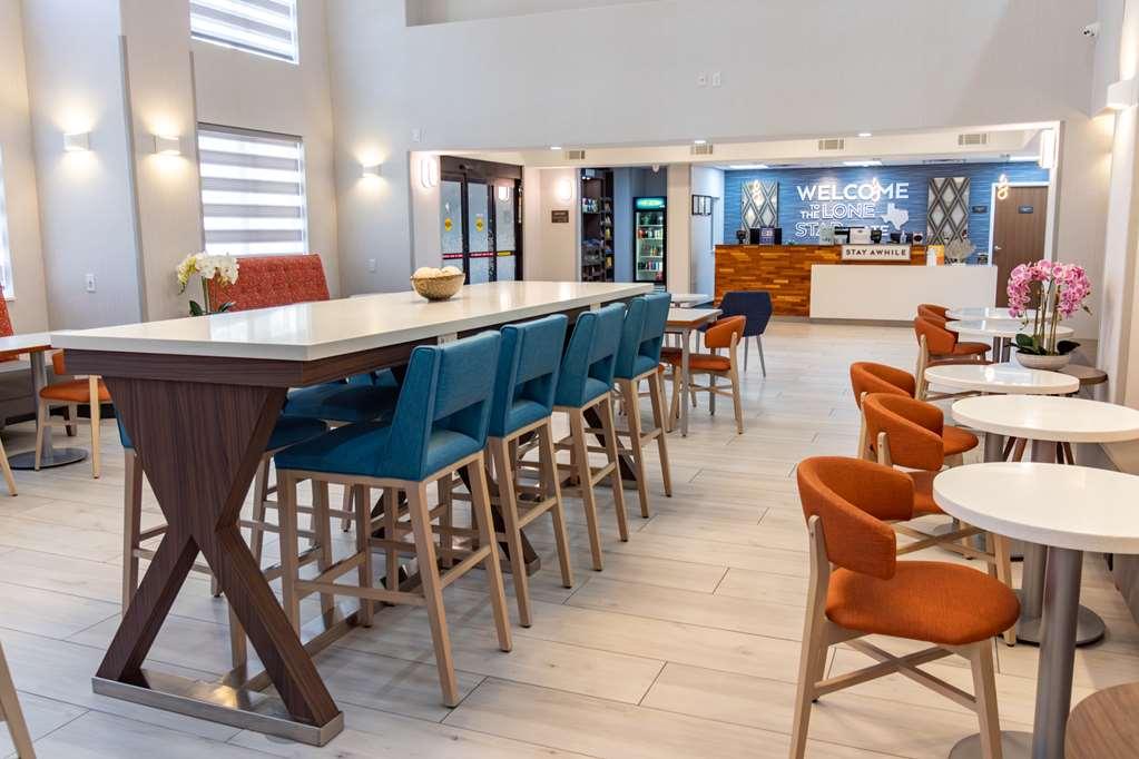 Hampton Inn & Suites דנטון מסעדה תמונה